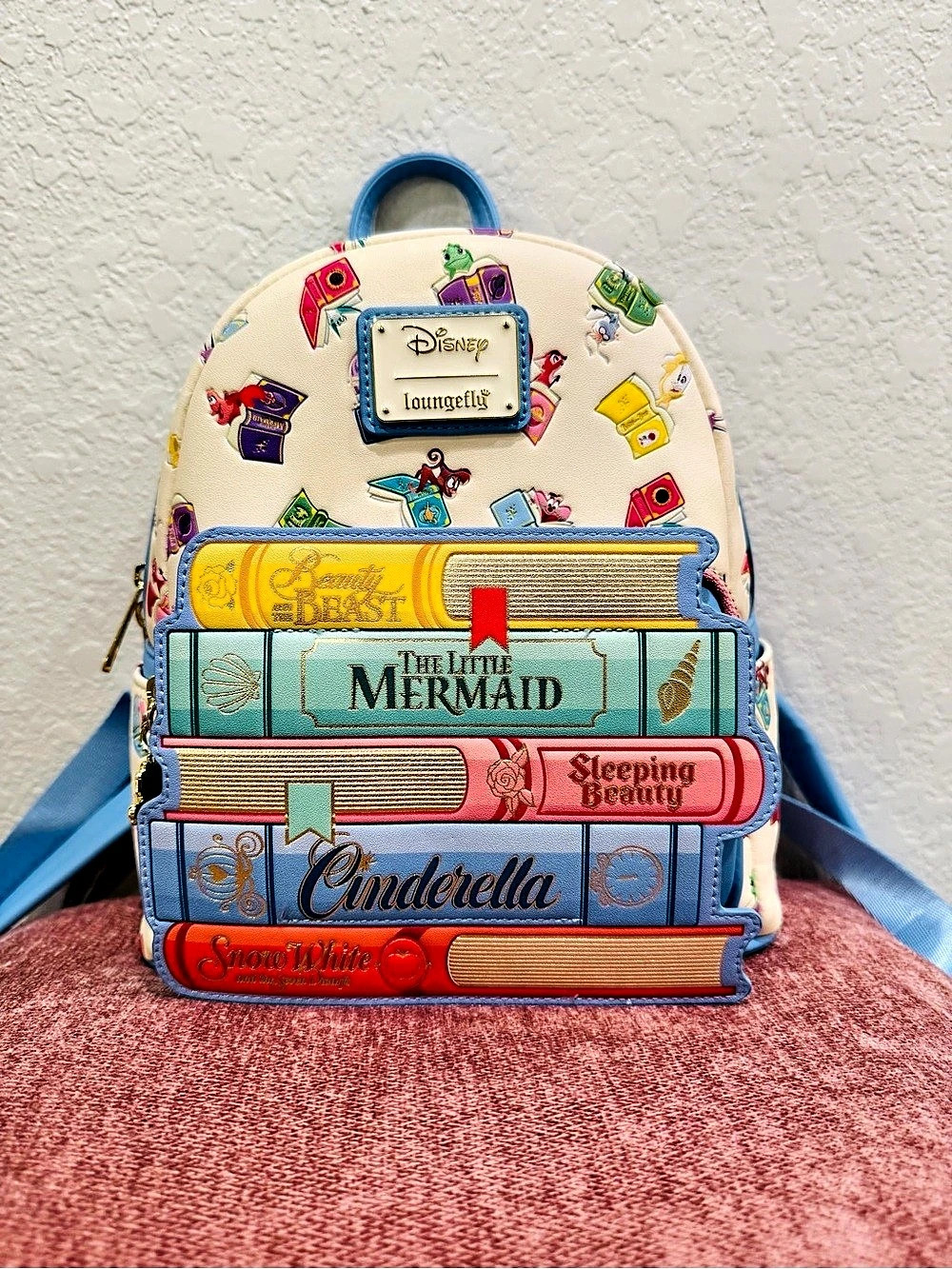 Loungefly Disney Books Mini Backpack Blue NWT - BRAND NEW!!
